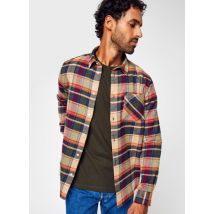 Kleding Light flannel checked custom fit shirt Beige - Knowledge Cotton Apparel - Beschikbaar in S