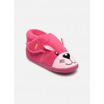 Chaussons Bottillons velcro fille ? microéponge Rose - Isotoner - Disponible en 21