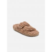 Pantoffels Furry slipper plastic buckle Bruin - Colors of California - Beschikbaar in 36