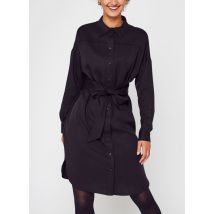 Bekleidung Slfmerisa-Tonia Ls Short Shirt Dress B schwarz - Selected Femme - Größe 40