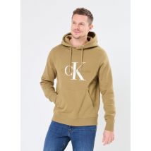 Kleding Seasonal Monologo Regular Hoodie Groen - Calvin Klein Jeans - Beschikbaar in L