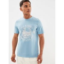 Bekleidung Hawick Print T-Shirt blau - Lyle & Scott - Größe M
