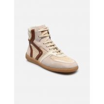 Vanessa Bruno Sneakers Ville Hautes En Nylon Suede Et Cuir Nappa Blanc - Baskets - Disponible en 37