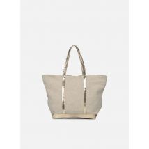 Handtaschen Cabas L Porte Epaule Zippe En Lin Et Paillettes beige - Vanessa Bruno - Größe T.U