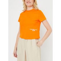 Vêtements Ny Logo Baby Tee Orange - Calvin Klein Jeans - Disponible en M