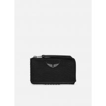 Petite Maroquinerie Zv Card Grained Leather Noir - Zadig & Voltaire - Disponible en T.U