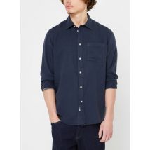 Ropa Slhregpastel-Linen Shirt Ls W Noos Azul - Selected Homme - Talla S