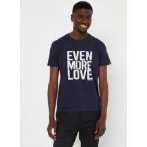Kleding Tee-Shirt St Valentin MW10263 Blauw - IKKS Men - Beschikbaar in M