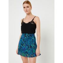 Vêtements Jupe Courte Imprimee - BW27295 Bleu - IKKS Women - Disponible en 44