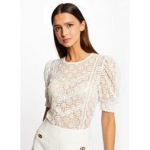 Morgan T-shirt Blanc - Disponible en XS
