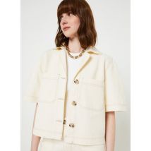 Kleding VIMEADOW 2/4 DENIM SHIRT/ROU Beige - Vila - Beschikbaar in 34