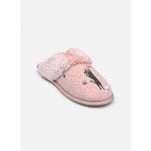 Isotoner Mule plate - Feutrine - Chat Fantasie - Chaussons - Disponible en 40