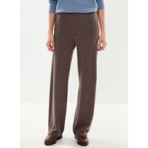 Selected Femme Pantalon droit Marron - Disponible en M