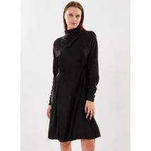 Bekleidung Slfalana Ls Short Satin Dress B schwarz - Selected Femme - Größe 38