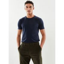 Ropa Slhael SS O-Neck Tee Azul - Selected Homme - Talla L