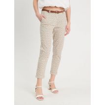 Kleding CHINO-PRINT Wit - Cache Cache - Beschikbaar in 42