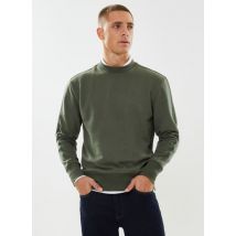 Kleding Woven Tab Crew Neck Groen - Calvin Klein Jeans - Beschikbaar in L