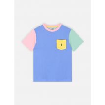 Kleding T-Shirt À Poche En Coton En Color-Block 322861435 Blauw - Polo Ralph Lauren - Beschikbaar in 4A