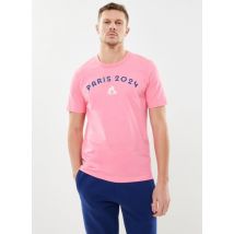 Le Coq Sportif T-shirt Rose - Disponible en L