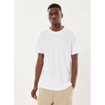 Vêtements SLHASPEN SLUB SS O-NECK TEE NOOS Blanc - Selected Homme - Disponible en L