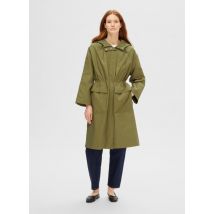 Selected Femme Veste Parka Vert - Disponible en 40