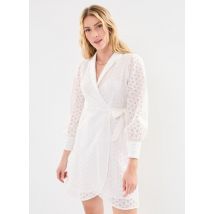 Bekleidung Slfanelli Ls Short Wrap Dress B weiß - Selected Femme - Größe 36