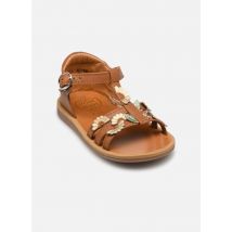 Sandales et nu-pieds Poppy Multi Daisy Marron - Pom d Api - Disponible en 21