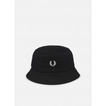 Hoed PIQUE BUCKET HAT Zwart - Fred Perry - Beschikbaar in M