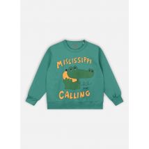 Kleding Mississippi Sweatshirt Groen - Tinycottons - Beschikbaar in 8A