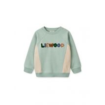 Bekleidung Aude Placement Sweatshirt blau - Liewood - Größe 6A