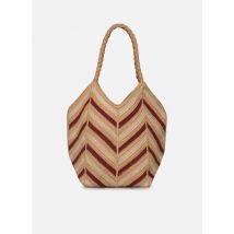 Handtaschen Panier Trapeze en Jute Rayee Multicolore weinrot - Vanessa Bruno - Größe T.U