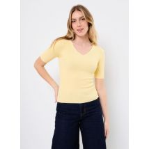 Kleding NUAYELET SS PULLOVER CROPPED Geel - Nümph - Beschikbaar in XL