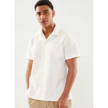 Kleding TEXTURE SHORT SLEEVE SHIRT Wit - Pompeii - Beschikbaar in M