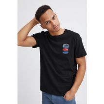 Kleding Tee Shirt Zwart - Blend - Beschikbaar in 3XL