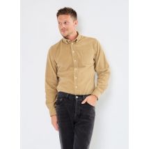 Kleding CFAnton LS BD baby cord shirt Geel - Casual Friday - Beschikbaar in XXL