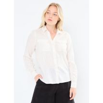 Kleding VMBUMPY LS GLITTER SHIRT WVN GA NOOS Wit - Vero Moda - Beschikbaar in L