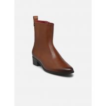 Bottines et boots LOW COWBOY FLAT LEATHER Marron - Tommy Hilfiger - Disponible en 38