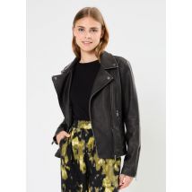 Vila Veste en cuir Noir - Disponible en L