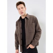 Vêtements Slh-Heavy twill Overshirt Ls Noos Marron - Selected Homme - Disponible en L