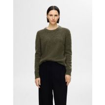 Selected Femme Pull Vert - Disponible en L