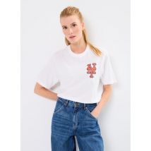 Vêtements 47 TEE MLB NEW YORK METS BACKER ECHO WHITE WASH -Unisexe W Blanc - 47 BRAND - Disponible en S