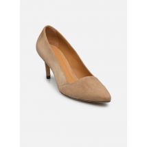 Pumps Escarpins n°120 - Suede - Beige Beige - Rivecour - Beschikbaar in 38