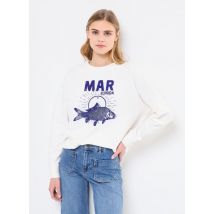 Five Jeans Sweatshirt Blanc - Disponible en S