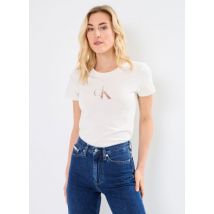 Vêtements Gradient Ck Slim Tee J20J224982 Blanc - Calvin Klein Jeans - Disponible en L