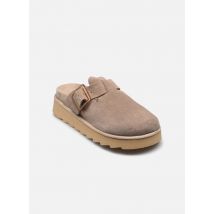 Wedges Platform sabot in leather Beige - Colors of California - Beschikbaar in 36