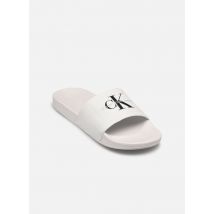 Sandalen SLIDE MONOGRAM CV weiß - Calvin Klein - Größe 44