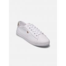 Tommy Hilfiger VULC CANVAS LACE UP Blanc - Baskets - Disponible en 37