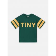 Kleding Stripes Logo Tee Groen - Tinycottons - Beschikbaar in 10A