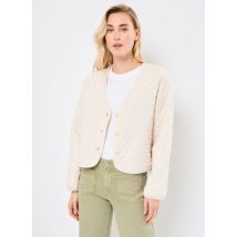 Vêtements VIARMIDA V-NECK L/S QUILTED COATIGAN Beige - Vila - Disponible en XS