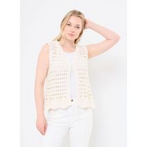 Kleding VICHANEY S/L V-NECK VEST Beige - Vila - Beschikbaar in S